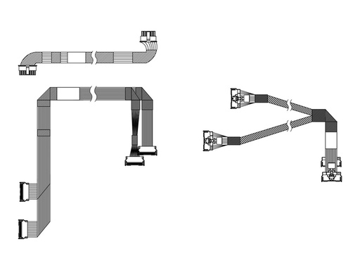 [4X97A85012] Lenovo Speicherkabelkit - für 4 x 2,5" NVMe-Backplane