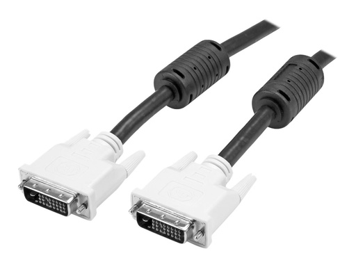 [DVIDDMM5M] StarTech.com DVI-D Dual Link Kabel 5m (Stecker/Stecker) - DVI 24+1 Pin Monitorkabel Dual Link - DVI Anschlusskabel mit Ferritkernen - DVI-Kabel - Dual Link - DVI-D (M)