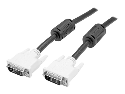 [DVIDDMM10M] StarTech.com DVI-D Dual Link Kabel 10m (Stecker/Stecker) - DVI 24+1 Pin Monitorkabel Dual Link - DVI Anschlusskabel mit Ferritkernen - DVI-Kabel - Dual Link - DVI-D (M)