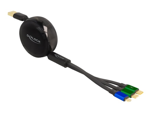[85359] Delock USB-Kabel - USB (M) zu Micro-USB Typ B, USB-C (M)