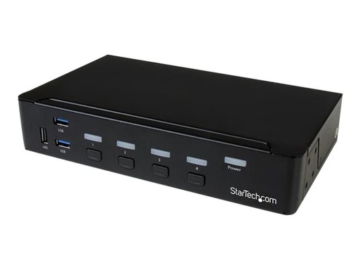 [SV431DPU3A2] StarTech.com 4 Port DisplayPort KVM Switch - DP KVM Umschalter mit USB 3.0 Hub