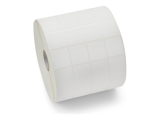 [SAMPLE40775-D] Zebra Z-Xtreme 5000T - Polyester - matt - permanenter Acrylklebstoff - beschichtet - weiß - 22.86 x 22.86 mm 1500 Etikett(en) (1 Rolle(n)