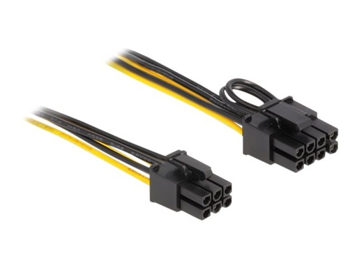 [83004] Delock Stromkabel - 6-poliges PCIe Power (M)