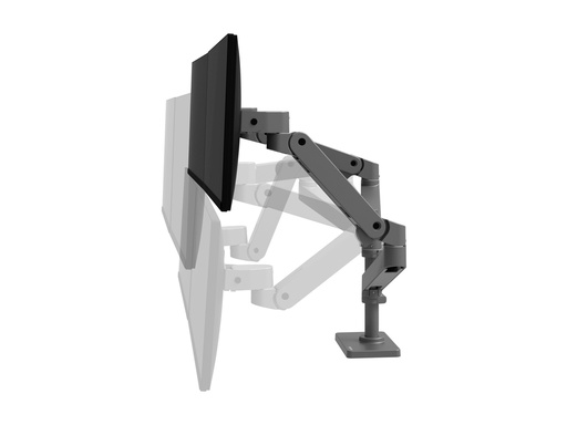 [45-690-293] Ergotron LX Pro - Befestigungskit (Doppelarm) - modular - für 2 LCD-Displays - Aluminium - Dunkelgrau - Bildschirmgröße: bis zu 68,6 cm (bis zu 27 Zoll)