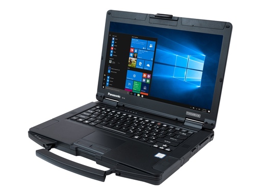 [FZ-55EZ0R5B4] Panasonic Toughbook 55 - Robust - 180°-Scharnierdesign - Intel Core i5 1145G7 / 2.6 GHz - vPro - Win 11 Pro - Intel Iris Xe Grafik - 8 GB RAM - 512 GB SSD TCG Opal Encryption, NVMe - 35.6 cm (14")