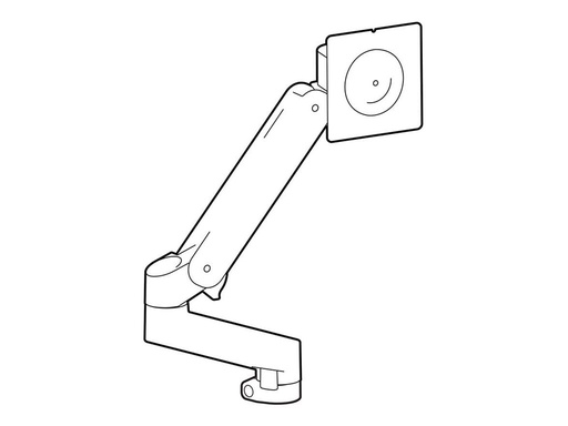 [98-734-290] Ergotron LX Pro - Befestigungskit (Monitorarm, Verlängerung, Monitor-Schwenkarm, Stangenring, Befestigungsmaterialien) - Konstante Krafttechnologie - für Flachbildschirm - Erweiterungskit - Aluminium - weiß (34")