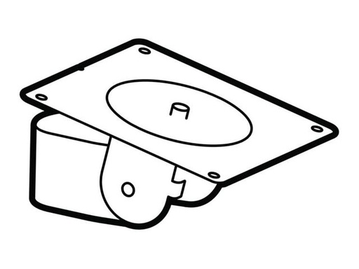 [98-735-293] Ergotron LX Pro - Befestigungskit (Displaydrehpunkt, Befestigungsmaterialien) - für Flachbildschirm - Umbausatz - Dunkelgrau - Bildschirmgröße: 86.4 cm (34")