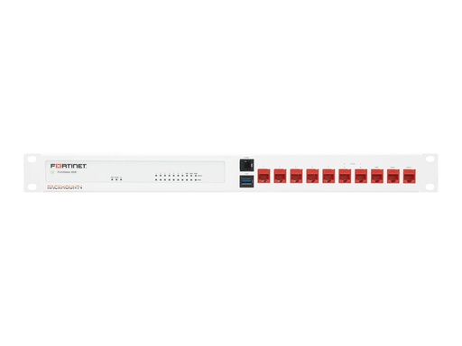 [RM-FR-T10] Rackmount.IT RM-FR-T10 - Rackmontagesatz - RJ-45 X 11 - RAL 9003, Signal White - 1U - 48.3 cm (19")