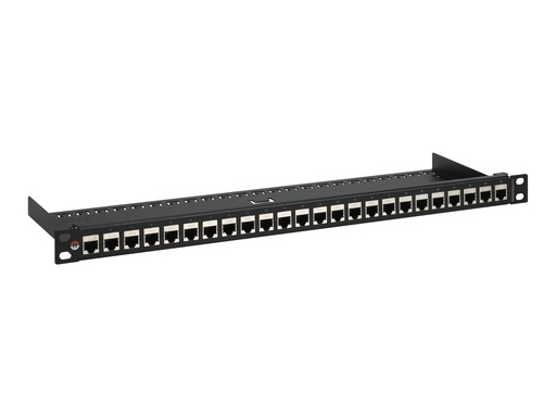[AC-PP2-BLK] Rackmount.IT Patch Panel - geschirmt - Jet Black - 0.6 - 48.3 cm (19")