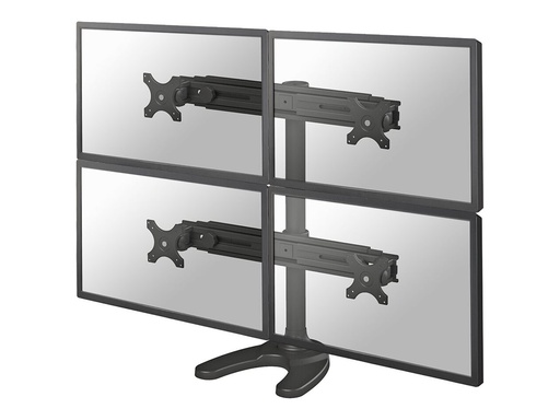 [FPMA-D700DD4] Neomounts FPMA-D700DD4 - Aufstellung - Voll beweglich - für 4 LCD-Anzeigen - Schwarz - Bildschirmgröße: 48.3-76.2 cm (19"-30")
