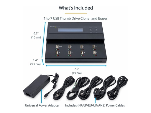 [USBDUPE17] StarTech.com 1:7 Standalone USB Duplizierer und