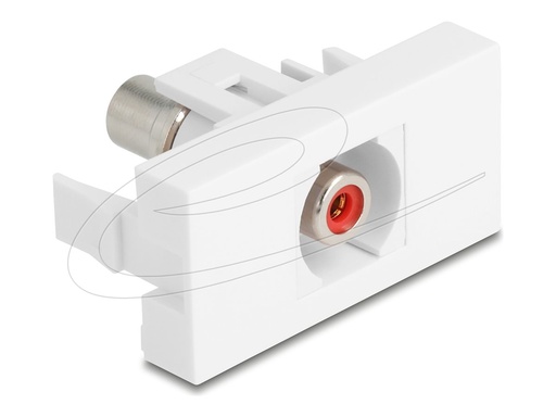 [90857] Delock Easy 45 - Einrastmodul - RCA - einfach