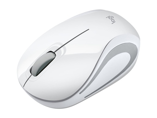 [910-002735] Logitech LGT-M187W - Beidhändig - Optisch - RF Wireless - 1000 DPI - Weiß