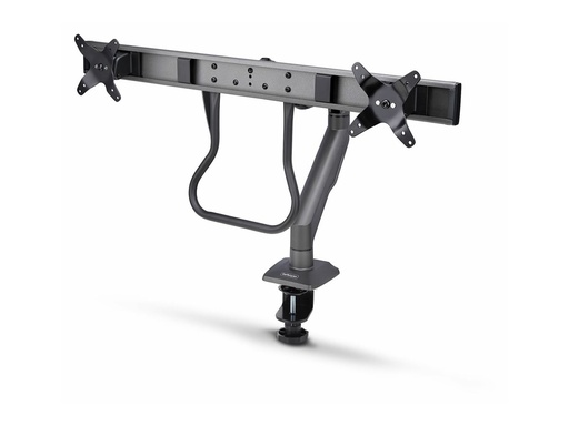 [H2M1AS2-MONITOR-ARM] StarTech.com Desk Mount Dual Monitor Arm w/ Crossbar, Up To 27" Displays - Befestigungskit - artikulierender, mechanischer Feder - für 2 LCD-Displays - Stahl, Kunststoff - Schwarz - Bildschirmgröße: 43.2-68.6 cm (17"-27")