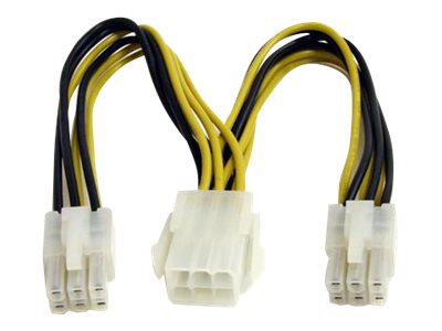 [PCIEXSPLIT6] StarTech.com 15cm 6pin PCI Express Splitter Kabel - PCIe Adapterkabel - Netz-Splitter - 6-poliges PCIe Power (M)
