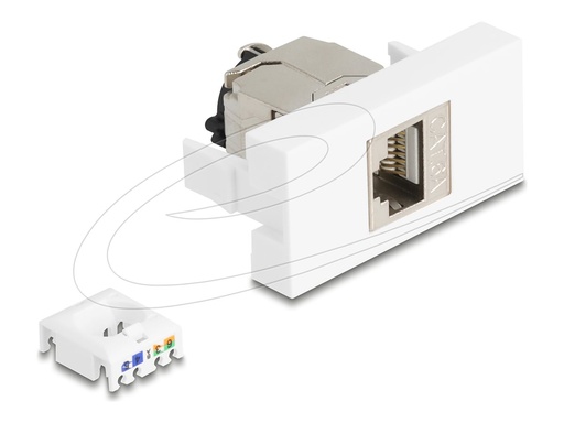 [90905] Delock Easy 45 - Einrastmodul - CAT 6a, STP