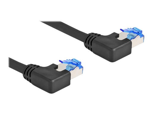 [80210] Delock Patch-Kabel - RJ-45 (M) links gewinkelt zu RJ-45 (M)