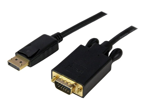[DP2VGAMM6B] StarTech.com 1,8 m DisplayPort auf VGA Kabel - Aktives DisplayPort auf VGA Adapter Kabel - 1080p Video - DP auf VGA Monitor Kabel - DP 1.2 auf VGA Konverter - Einrastender DP Stecker (DP2VGAMM6B)
