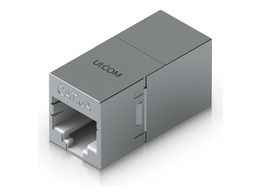 [UACC-RJ45-COUPLER-C6A] Ubiquiti UniFi - Modularer Einschub (Kopplung) - Innenbereich - CAT 6a - abgeschirmt - RJ-45 (Packung mit 10)