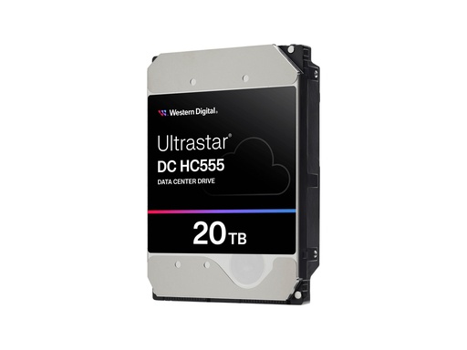 [0B48719] WD Ultrastar DC HC555 - Festplatte - Rechenzentrum - verschlüsselt - 20 TB - intern - 3.5" (8.9 cm)