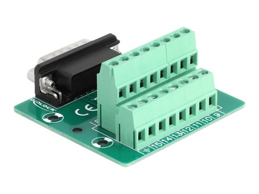 [66909] Delock Serieller Adapter - 15 pin D-Sub (DB-15)