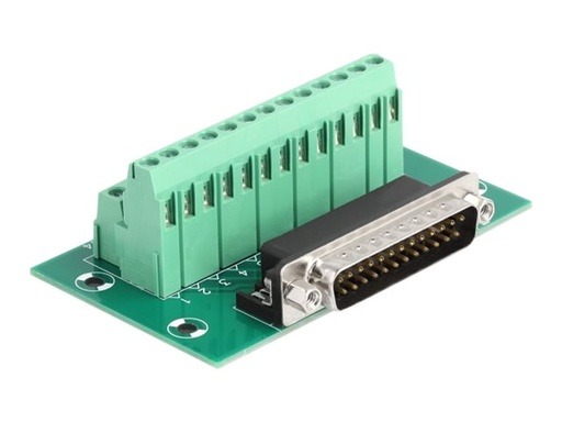 [66911] Delock Serieller Adapter - DB-25 (M) zu 26-poliger