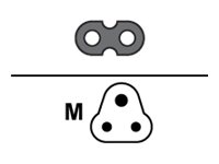 [J9876A] HPE Stromkabel - IS 1293 (M) zu power IEC 60320