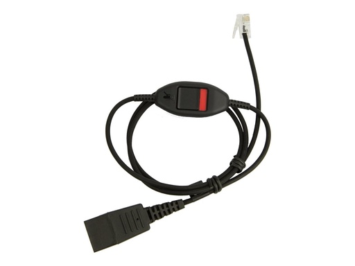 [8800-01-20] Jabra Headset-Kabel - RJ-10 zu Quick Disconnect