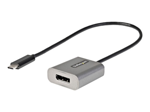[CDP2DPEC] StarTech.com USB-C auf DisplayPort Adapter - 8K/4K 60Hz USB-C zu DisplayPort 1.4-Adapter Dongle - USB-Type-C auf DP Monitor Videokonverter - Funktioniert mit Thunderbolt 3 - 30cm Kabel (CDP2DPEC)