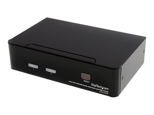 [SV231DVIUA] StarTech.com 2 Port DVI USB KVM Switch mit Audio und USB 2.0 Hub