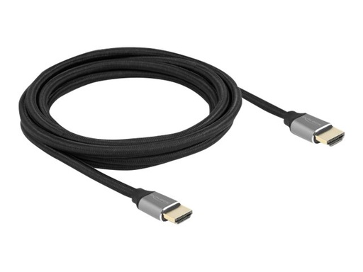 [83997] Delock Ultra High Speed - HDMI-Kabel - HDMI männlich zu HDMI männlich - 3 m - Dreifachisolierung - Grau - vergoldete Kontakte, 8K60Hz (7680 x 4320)