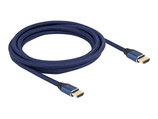 [85448] Delock Ultra High Speed - HDMI-Kabel - HDMI männlich zu HDMI männlich - 3 m - Dreifachisolierung - Blau - vergoldete Kontakte, 8K60Hz (7680 x 4320)