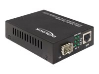 [86110] Delock Medienkonverter zu 100 - Converter - Glasfaser (LWL)