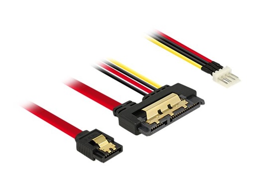 [85232] Delock SATA-Kabel - Serial ATA 150/300/600 - SATA Combo (R)