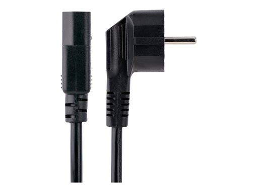 [713E-3M-POWER-CORD] StarTech.com 3 m C13 Stromkabel, EU Schuko auf C13, 10A 250V, Netzkabel - Stromkabel - power CEE 7/7 (S)