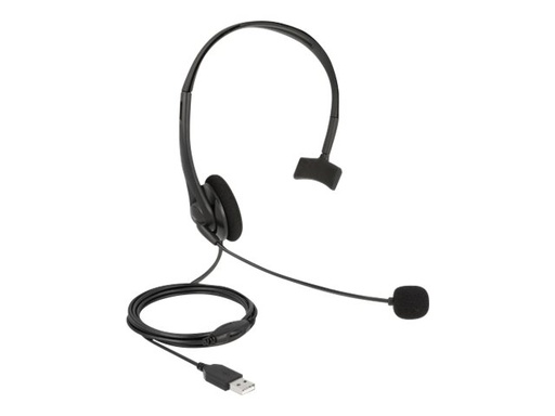 [27177] Delock Headset - On-Ear - kabelgebunden - USB-A