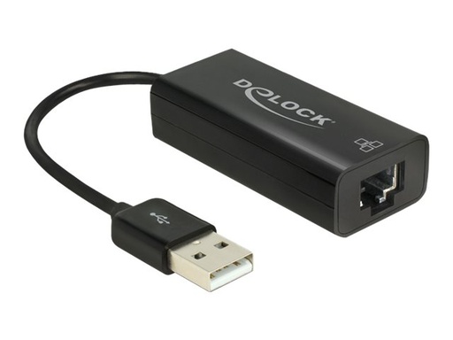 [62595] Delock Adapter USB 2.0 > LAN 10/100 Mb/s - Netzwerkadapter