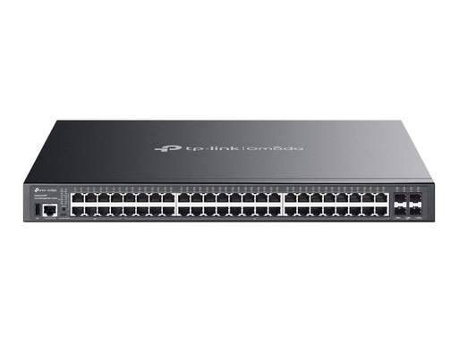 [SG5452XMPP] TP-LINK Omada SG5452XMPP V1 - Switch - L3 Lite - managed - 48 x 10/100/1000 + 4 x 10Gb Ethernet SFP+ - an Rack montierbar - PoE++ (770 W)