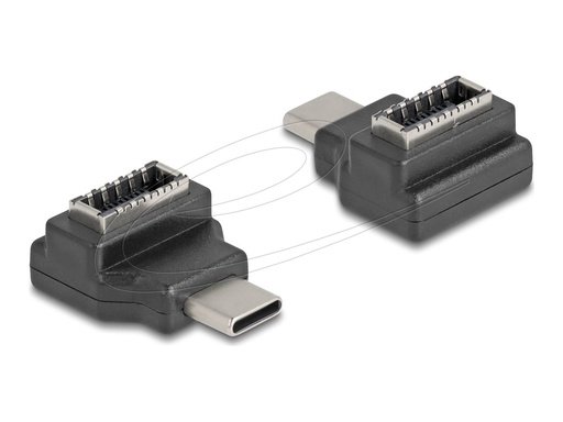 [67235] Delock USB-Adapter - USB-C (M) zu 20-poliger USB Typ E (W)