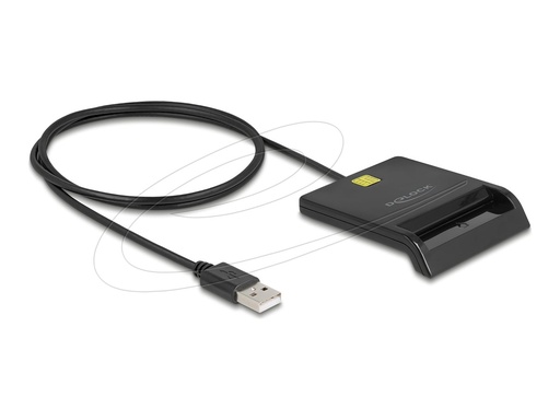 [91724] Delock SmartCard-Leser - USB - Schwarz