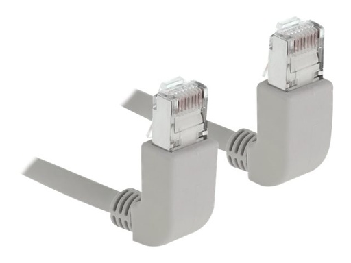 [83523] Delock Patch-Kabel - RJ-45 (M) nach oben gewinkelt zu RJ-45 (M)