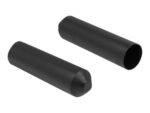 [19772] Delock Kabelschutzkappe - Schwarz (Packung