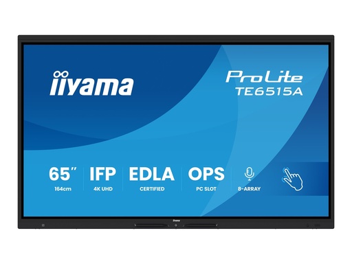 [TE6515A-B1AG] Iiyama ProLite TE6515A-B1AG - 165 cm (65") Diagonalklasse (163.9 cm (64.5")