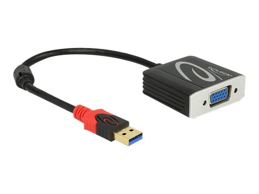 [62738] Delock USB 3.0 Type-A male > VGA female - Externer