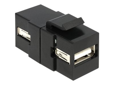 [86367] Delock Keystone Jack - USB Type A - Schwarz
