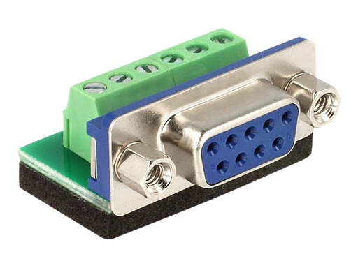 [65498] Delock Serieller Adapter - 6-poliger Anschlussblock (W)