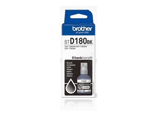 [BTD180BK] Brother BTD180BK - Schwarz - original - Nachfülltinte