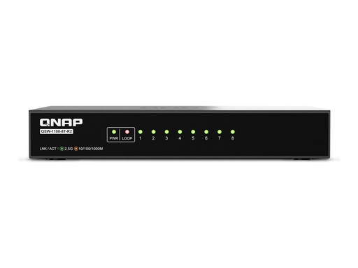 [QSW-1108-8T-R2] QNAP QSW-1108-8T-R2 - Switch - unmanaged - 8