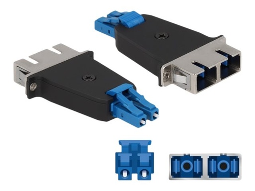 [87947] Delock Netzwerkkoppler - LC (M) zu SC (W)