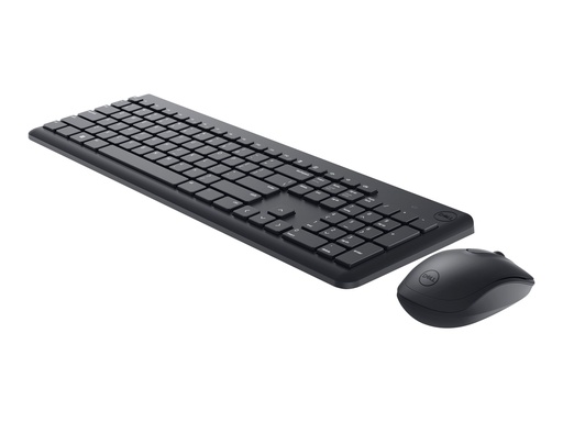 [580-AKFZ] Dell KM3322W - Volle Größe (100%) - RF Wireless - QWERTY - Schwarz - Maus enthalten